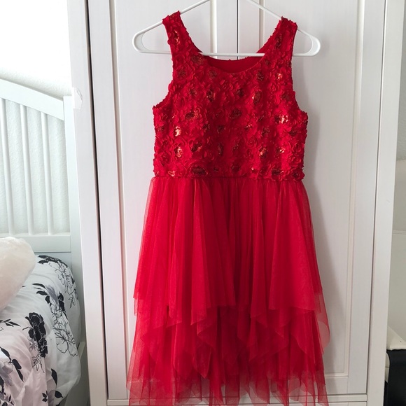 Red Gown Dress - Picture 2 of 5